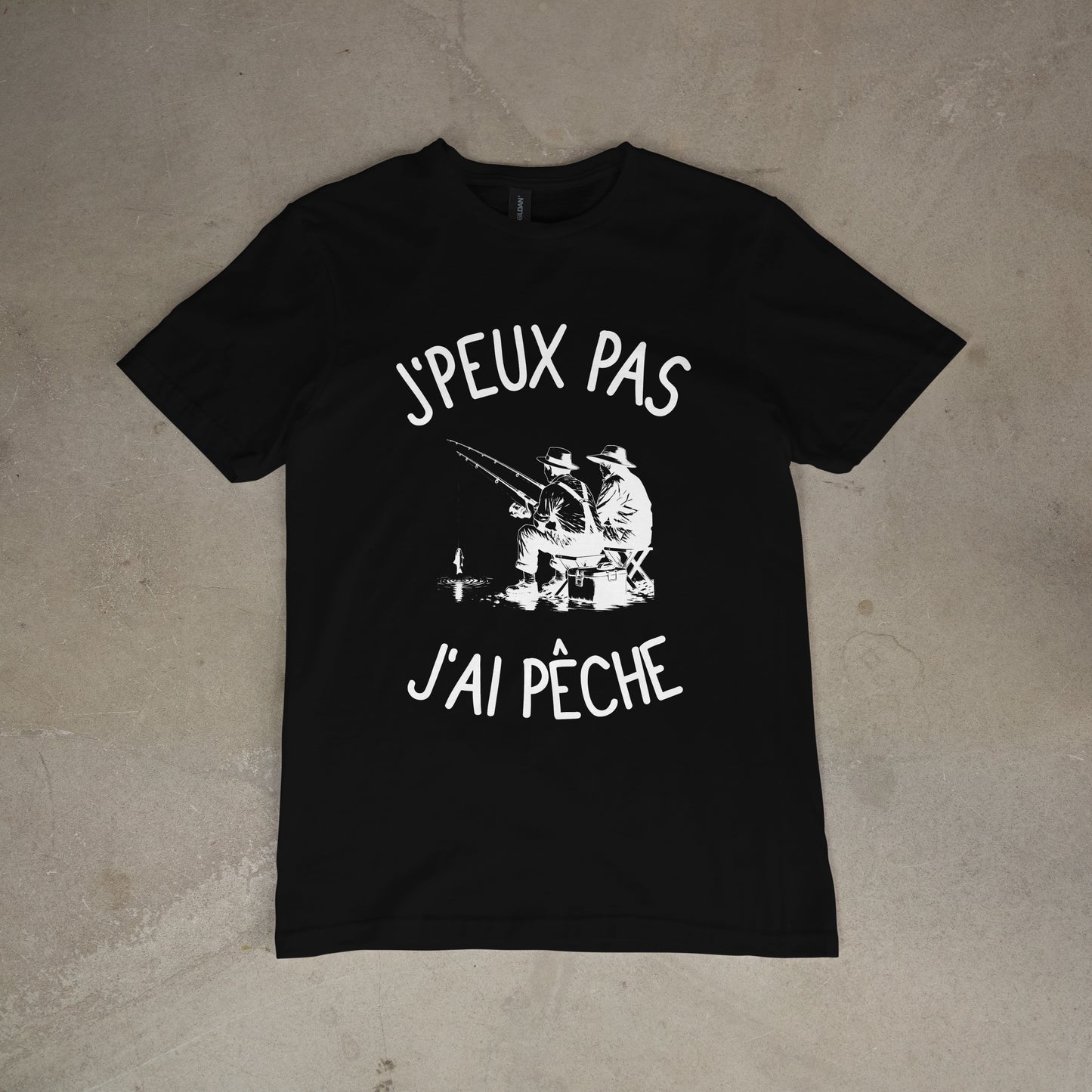 T shirt "J'peux pas j'ai pêche"
