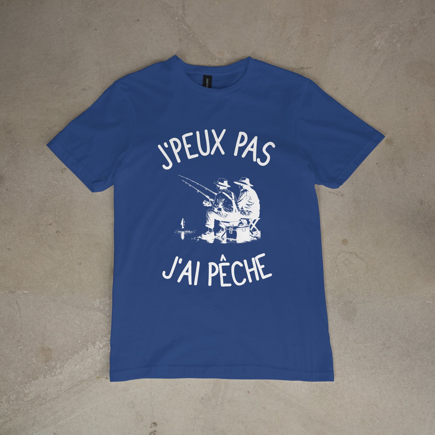 T shirt "J'peux pas j'ai pêche"