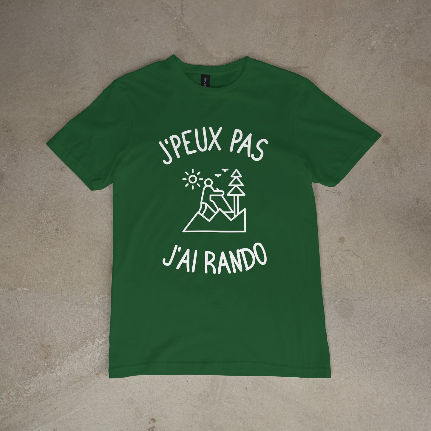 T shirt "J'peux pas j'ai rando"