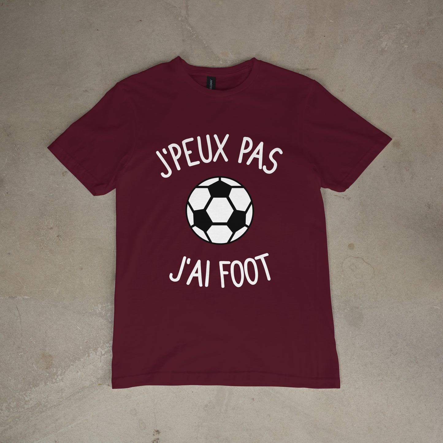 T shirt "J'peux pas j'ai foot"