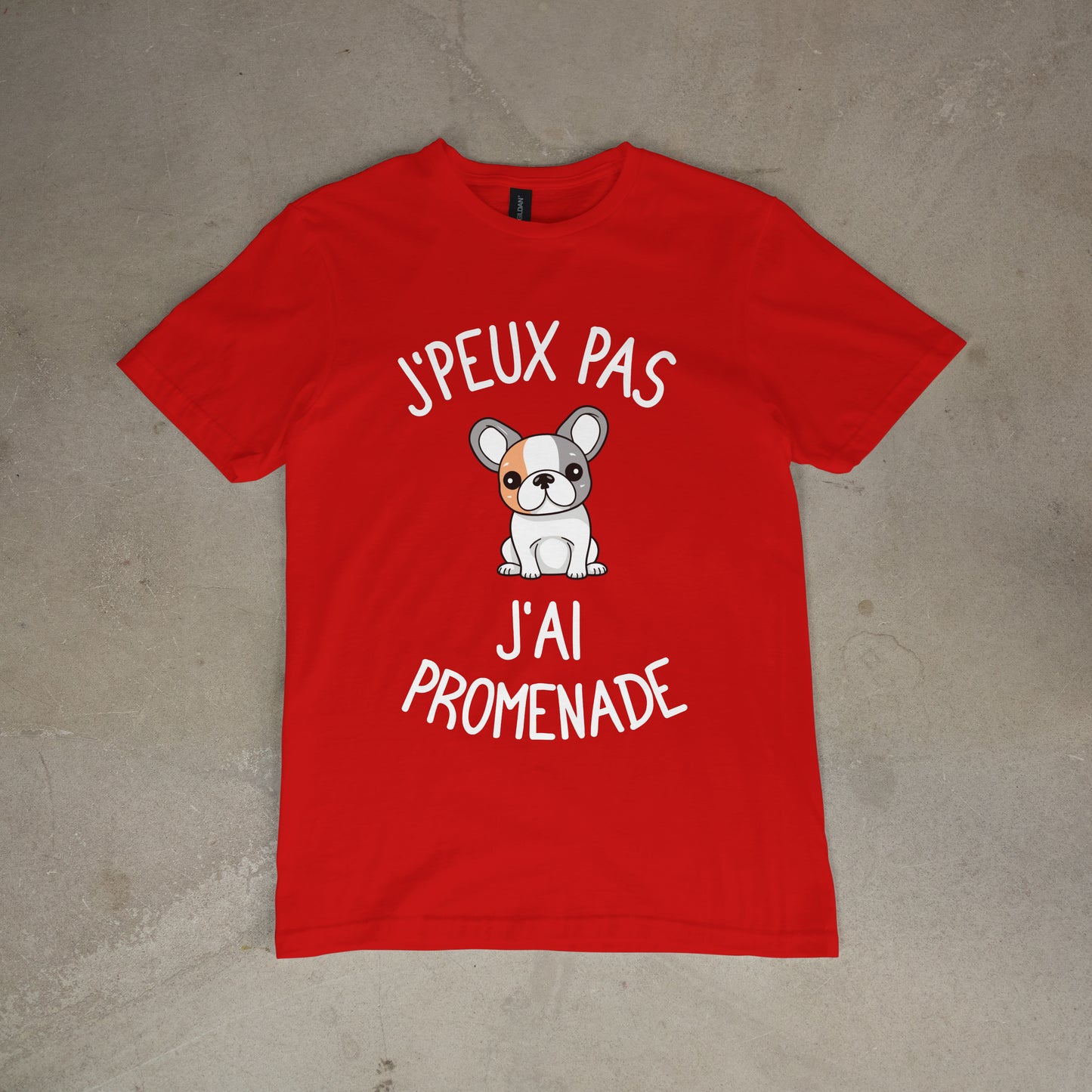 T shirt "J'peux pas j'ai promenade"