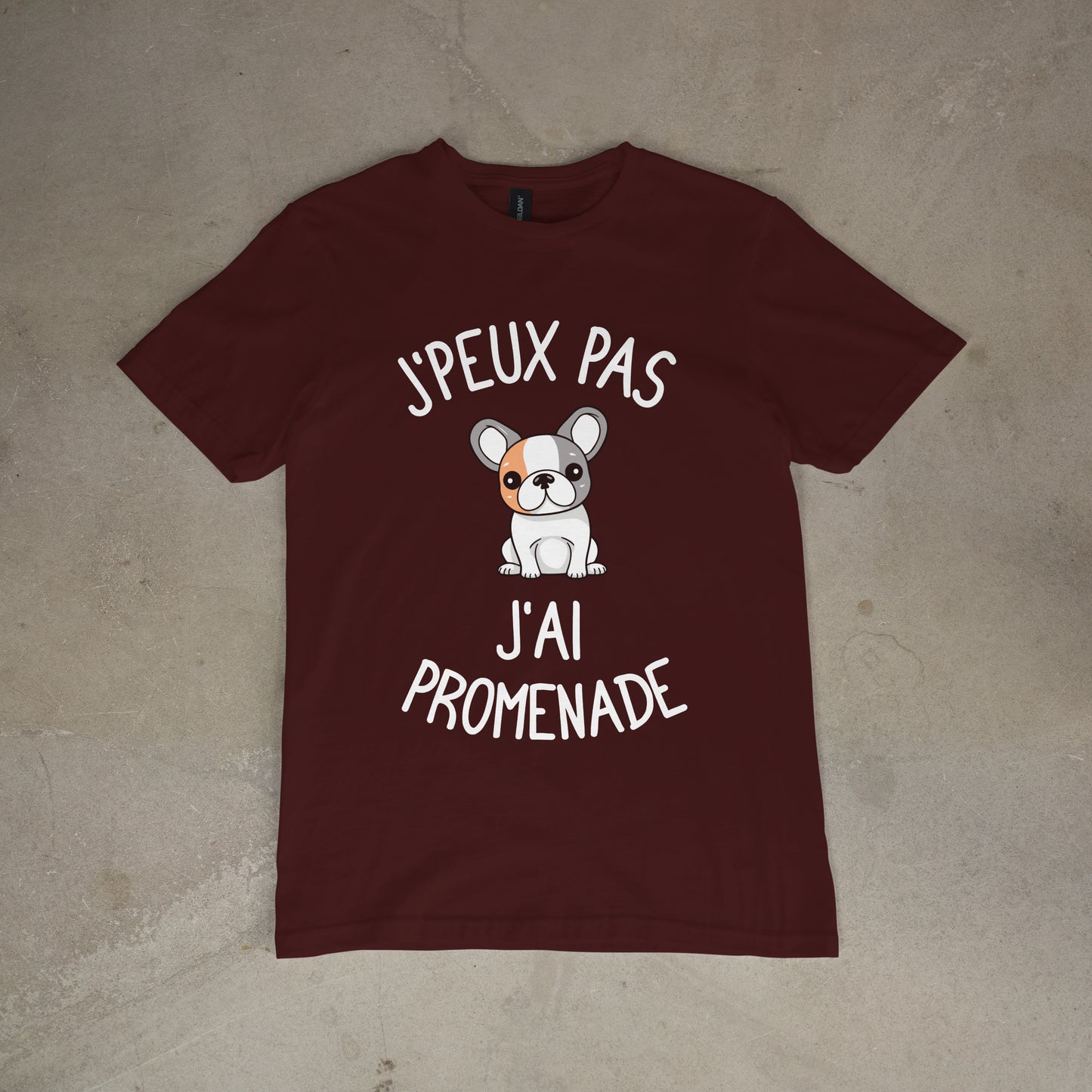 T shirt "J'peux pas j'ai promenade"
