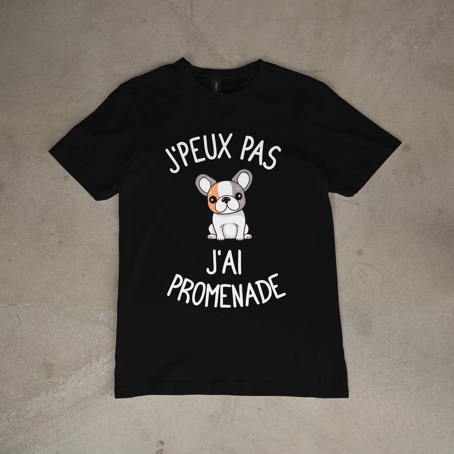 T shirt "J'peux pas j'ai promenade"