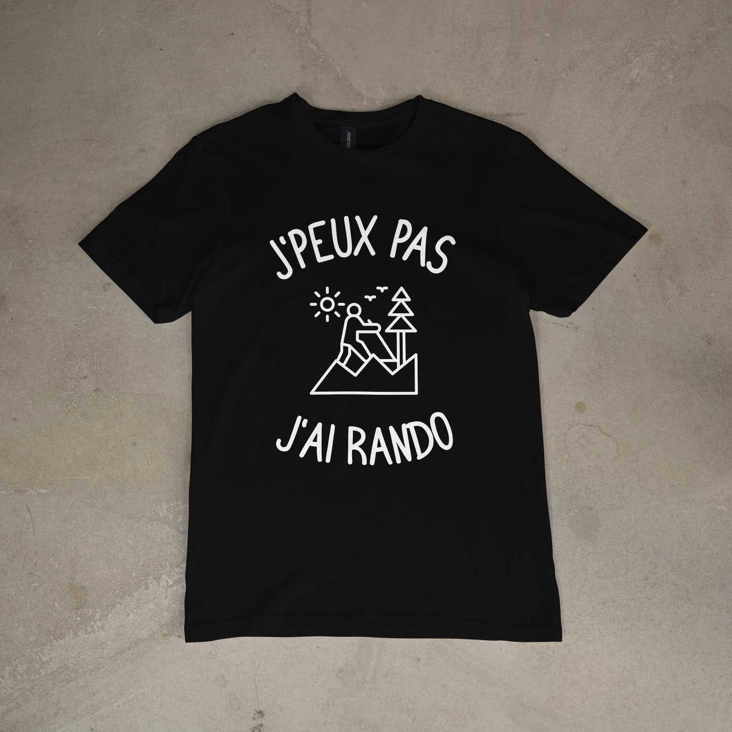 T shirt "J'peux pas j'ai rando"
