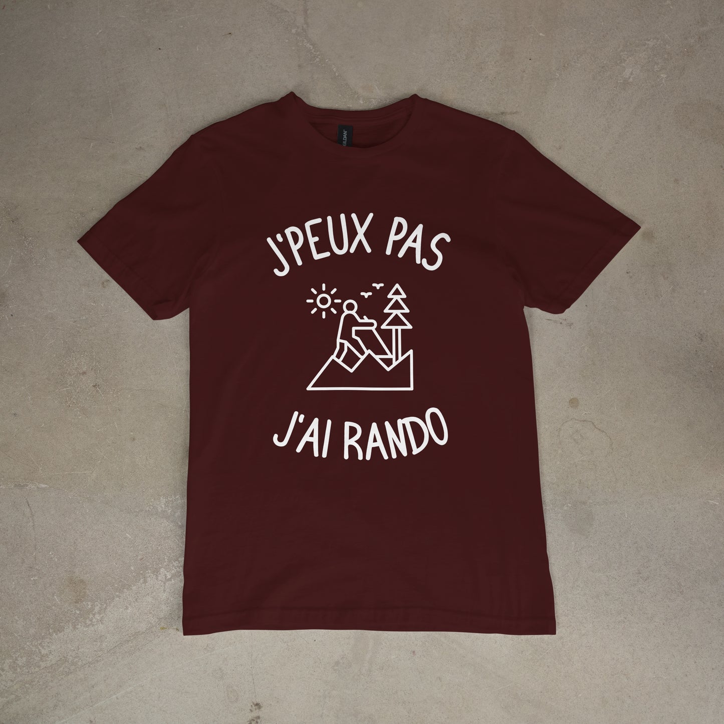 T shirt "J'peux pas j'ai rando"