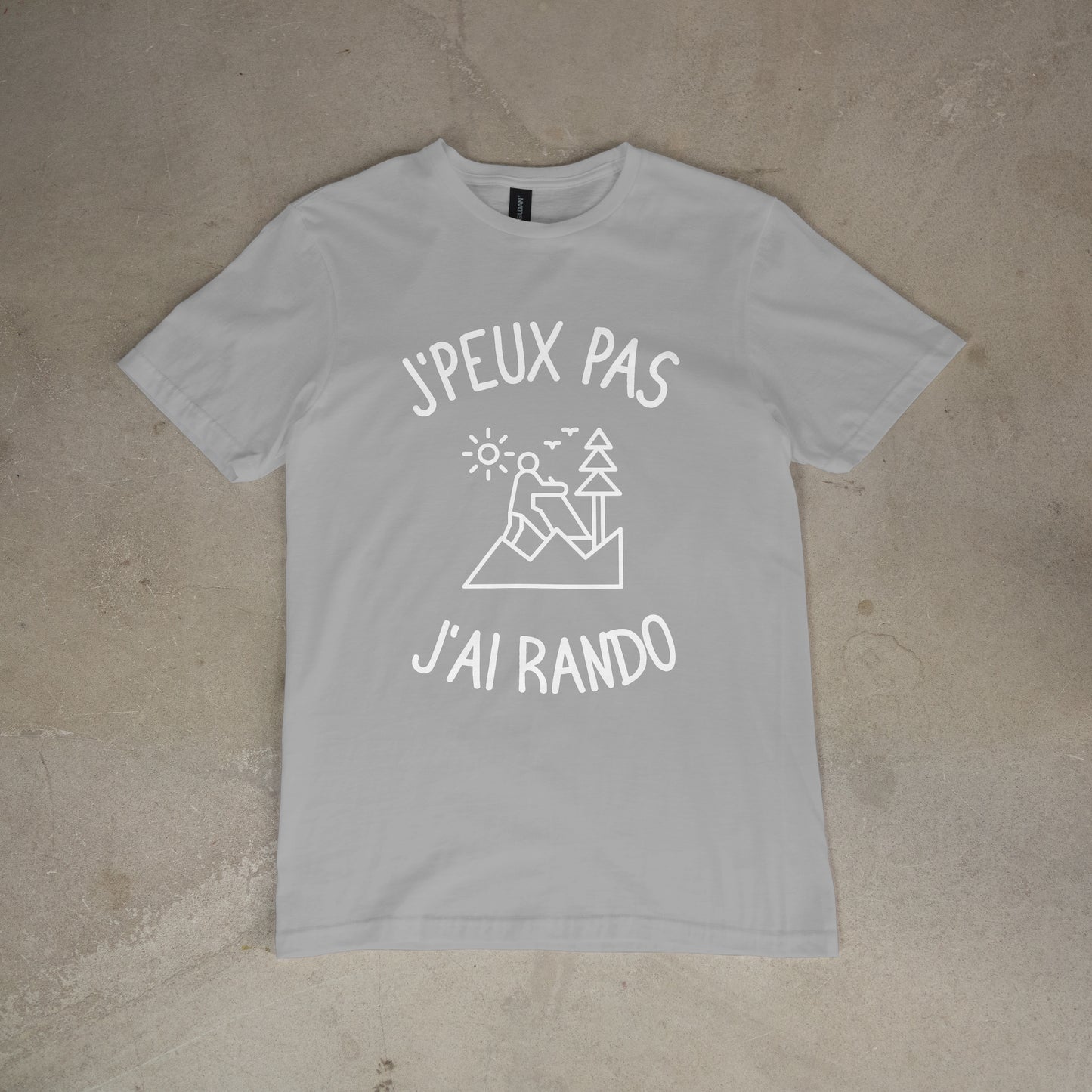 T shirt "J'peux pas j'ai rando"