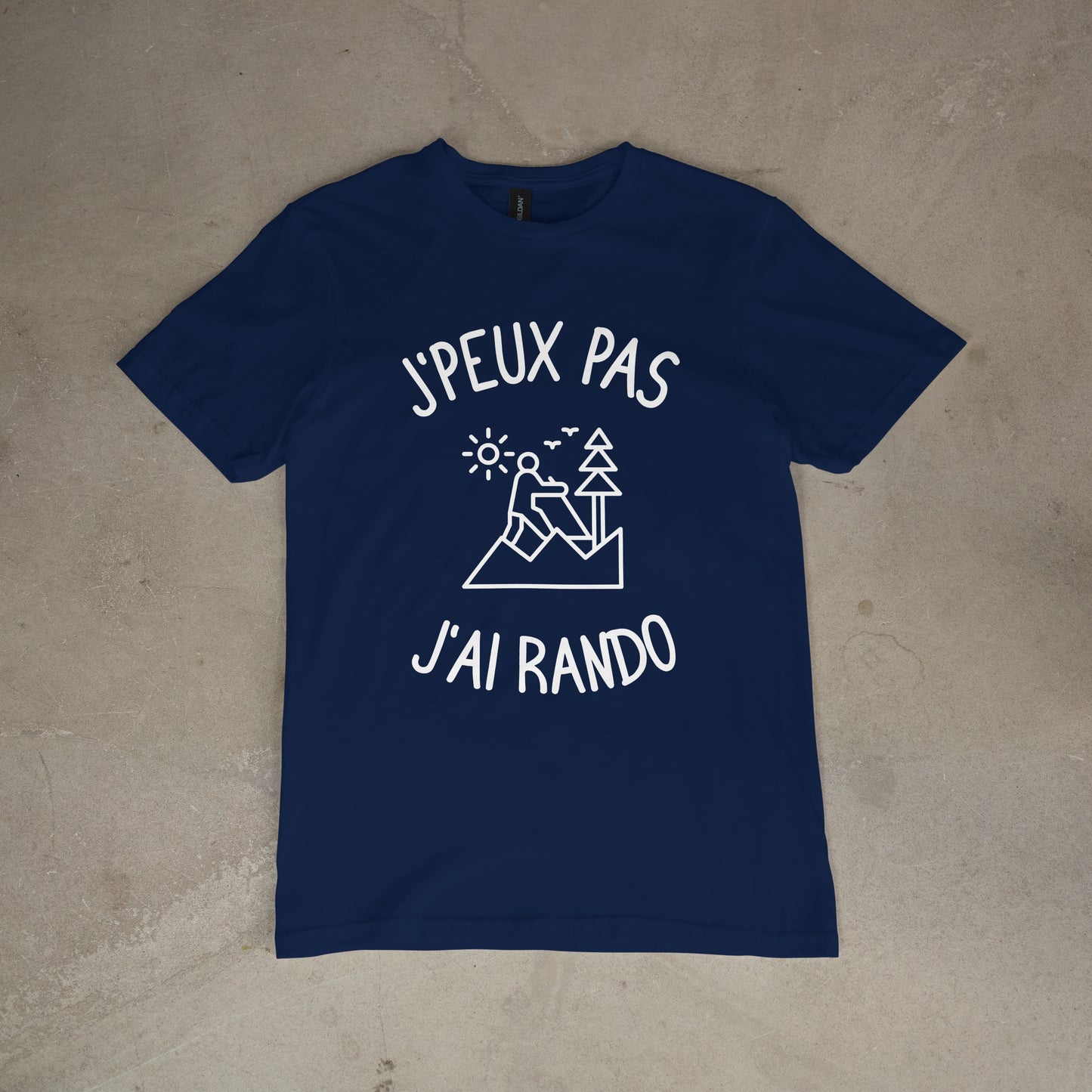 T shirt "J'peux pas j'ai rando"