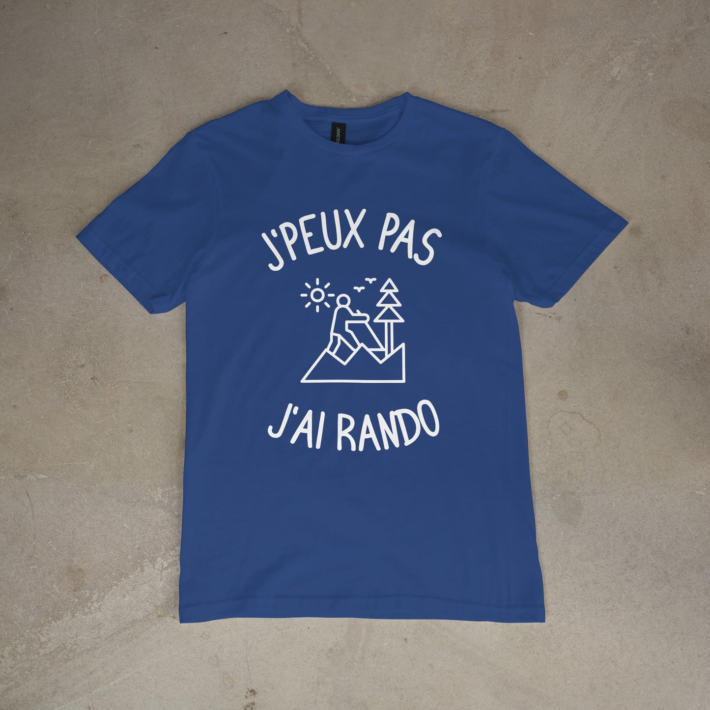 T shirt "J'peux pas j'ai rando"