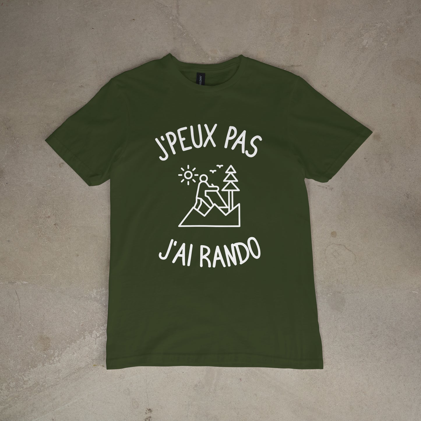 T shirt "J'peux pas j'ai rando"