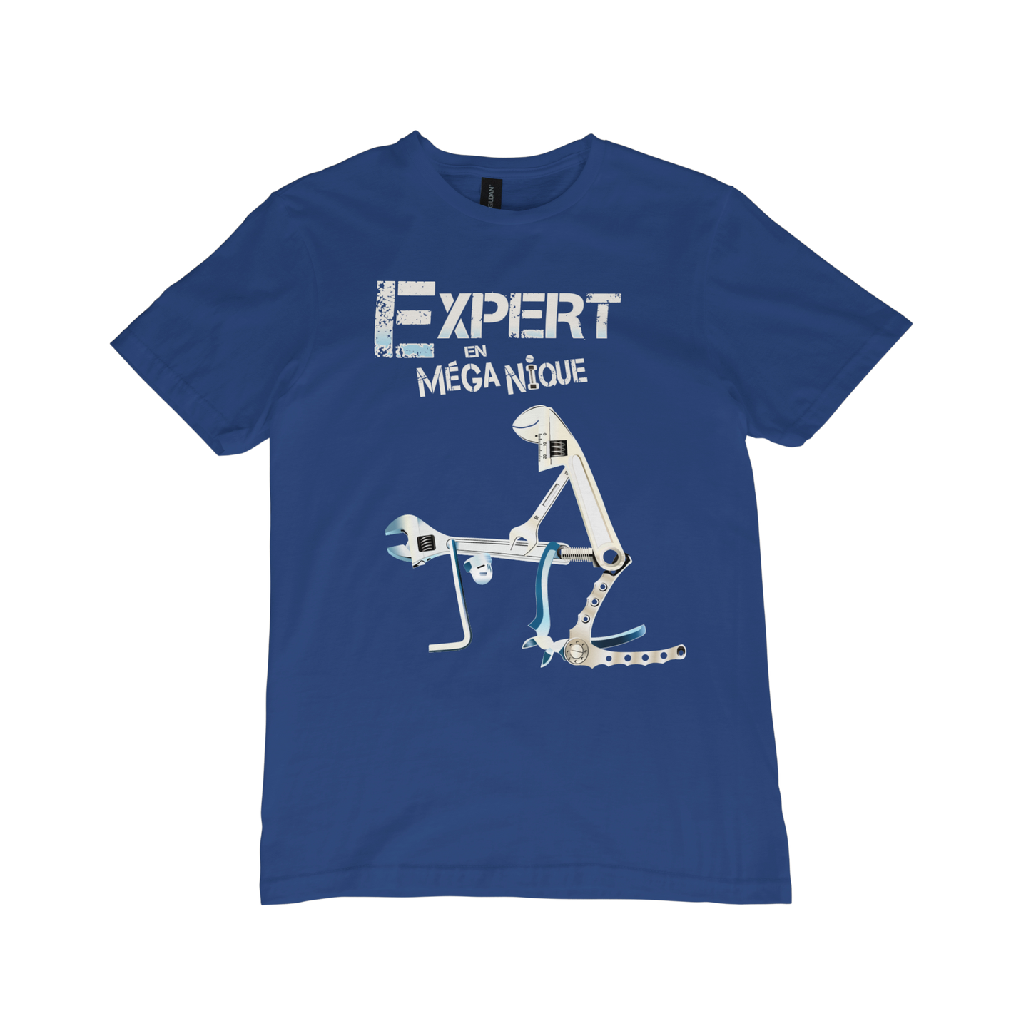 T-shirt "Expert en MÉGA-NIQUE"
