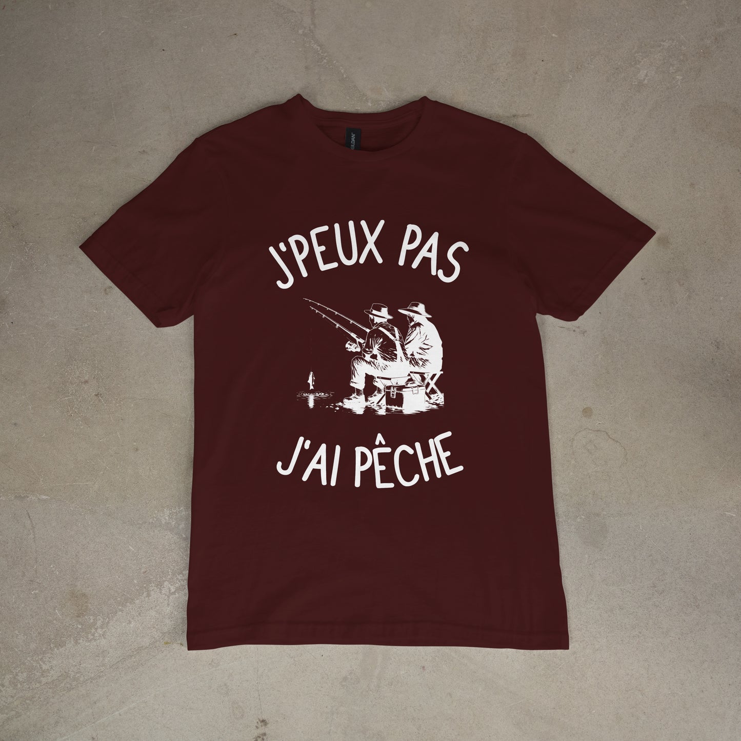 T shirt "J'peux pas j'ai pêche"
