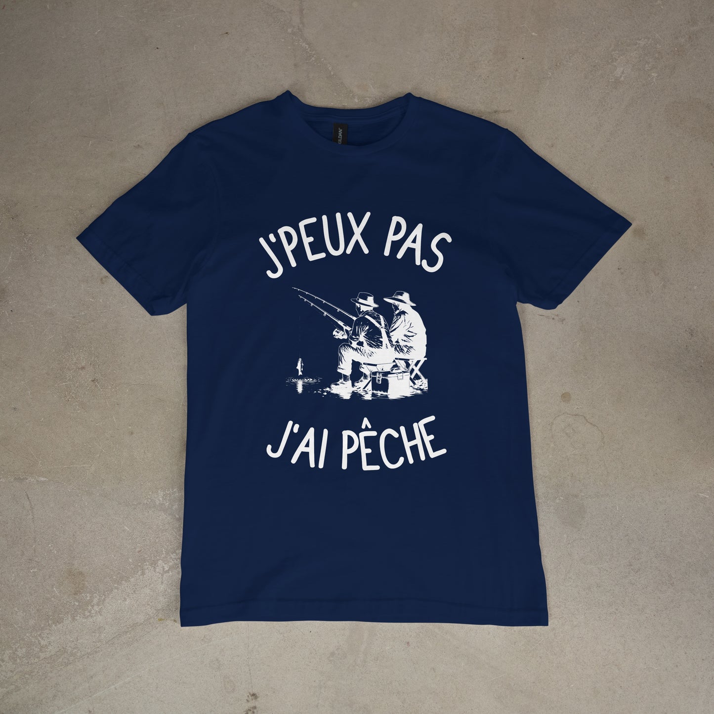 T shirt "J'peux pas j'ai pêche"