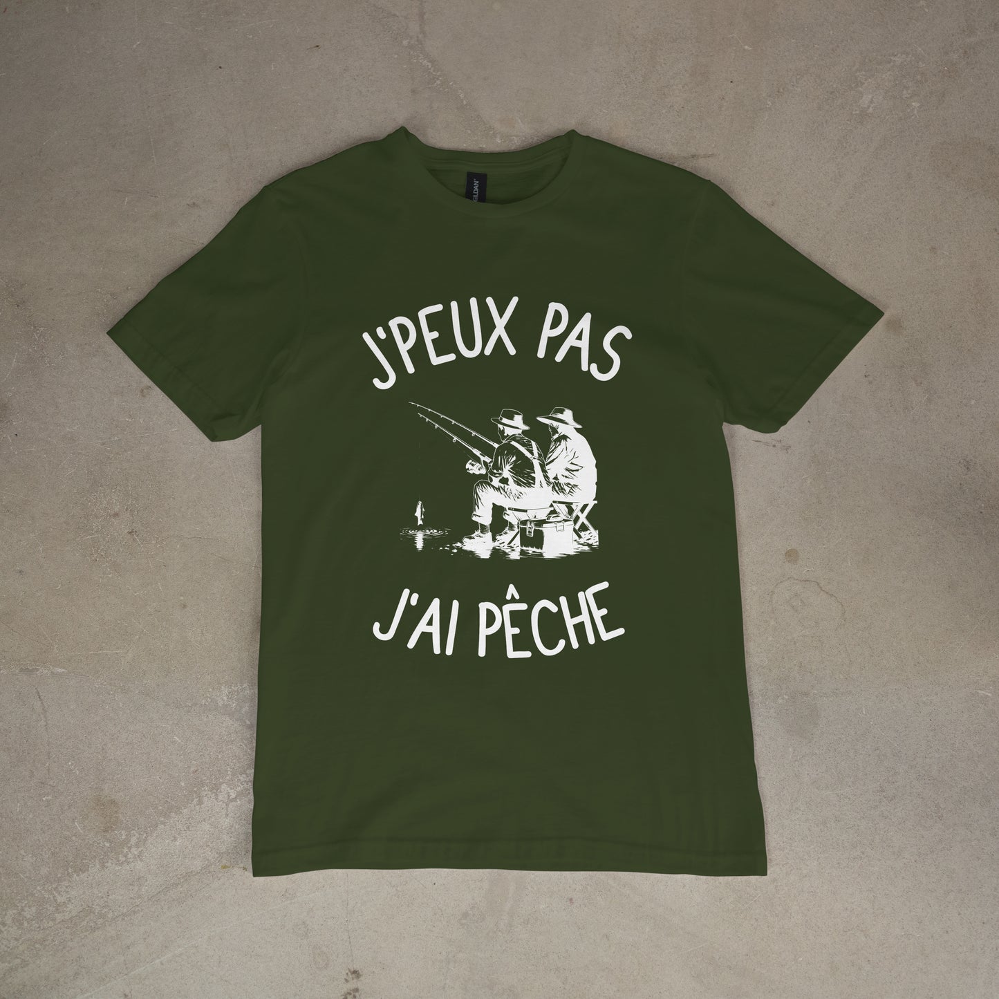 T shirt "J'peux pas j'ai pêche"