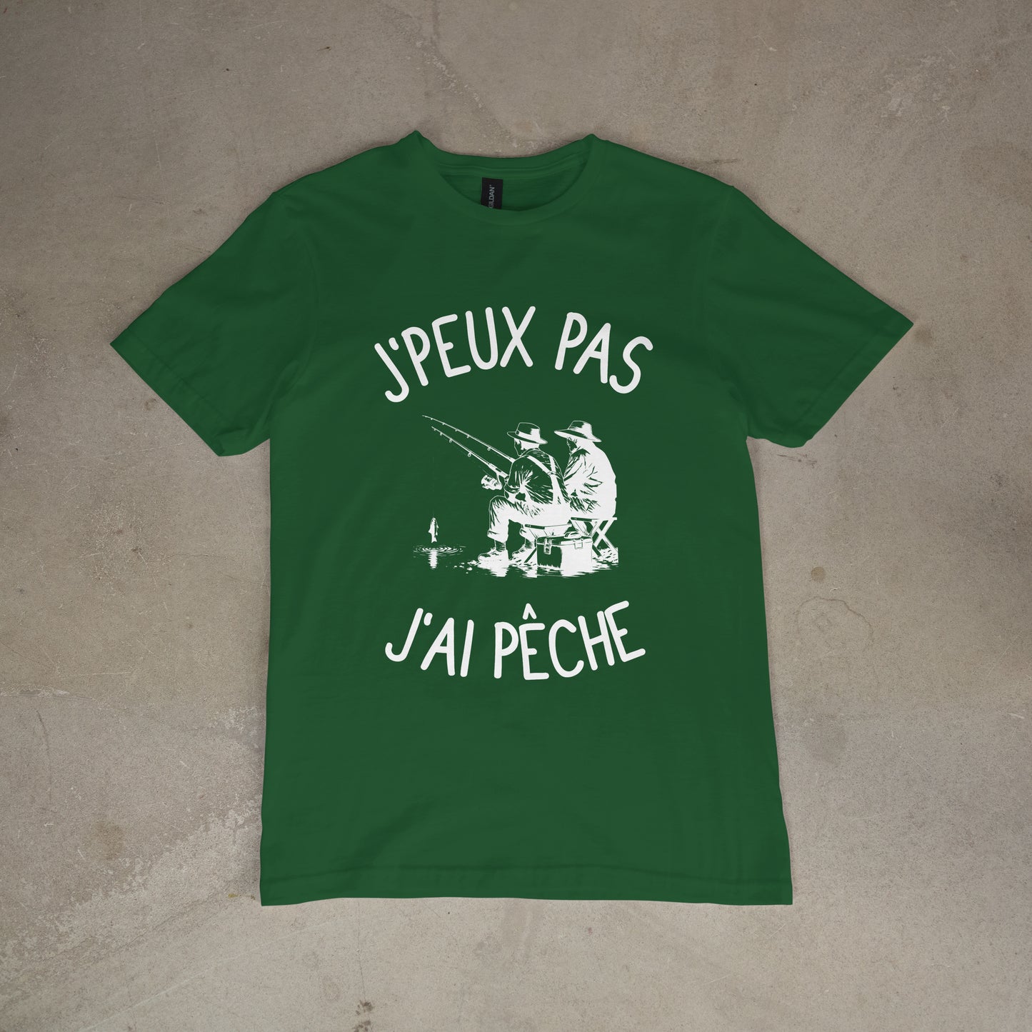 T shirt "J'peux pas j'ai pêche"
