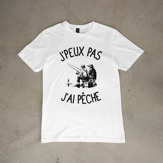 T shirt "J'peux pas j'ai pĂȘche"