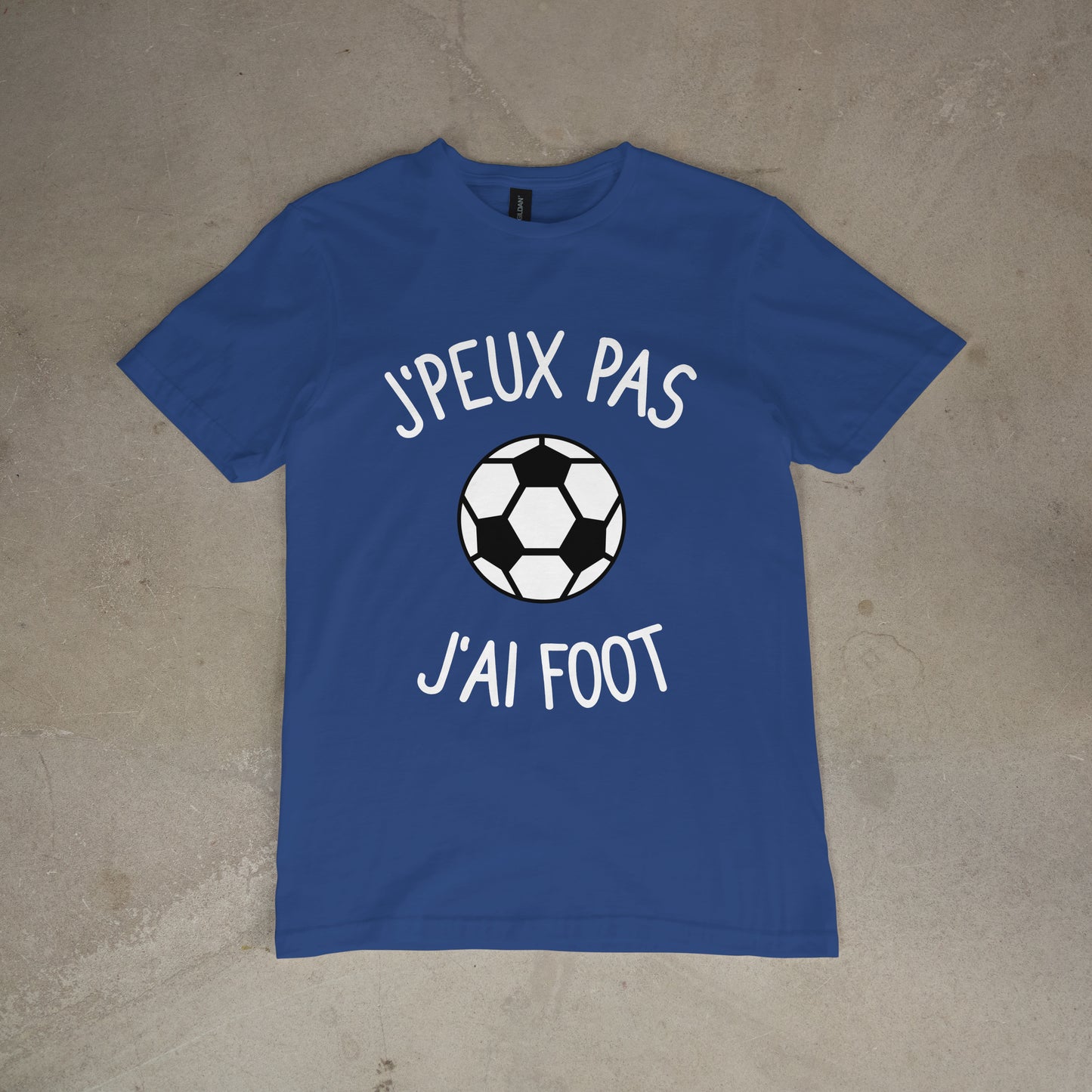 T shirt "J'peux pas j'ai foot"