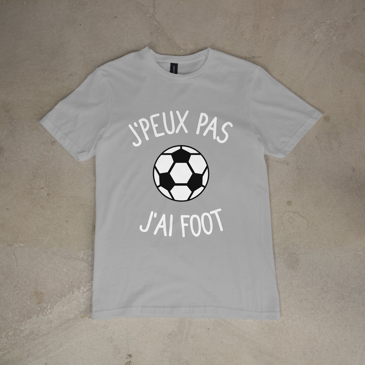 T shirt "J'peux pas j'ai foot"