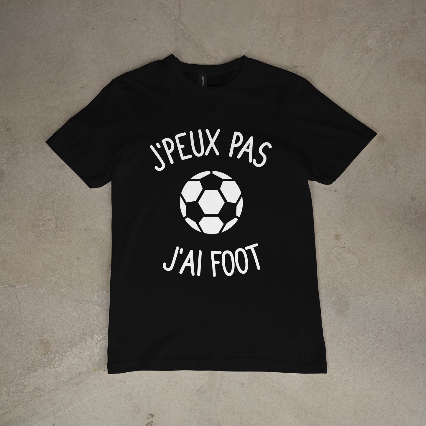 T shirt "J'peux pas j'ai foot"