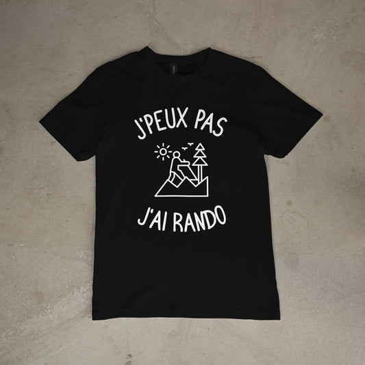 T shirt "J'peux pas j'ai rando"